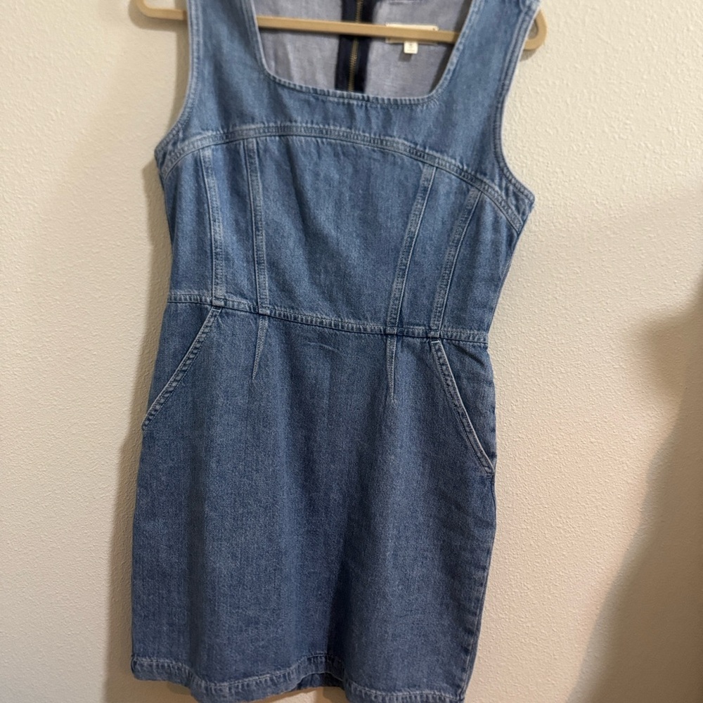 Francesca's Collections Blue Denim Mini Dress